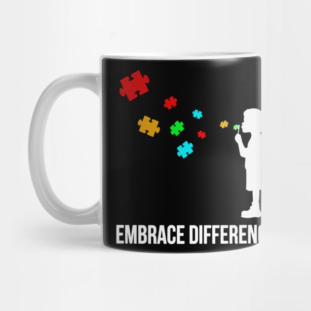 Embrace Differences Shirt - Support Autism Awareness by Danielsmfbb